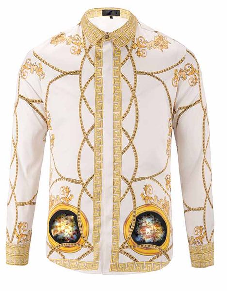 2017 New fashion mens shirt Medusa Dog Rose printed shirts Retro floral sweats Men long sleeve shirts tops
2017 New fashion mens shirt Medusa Dog Rose printed shirts Retro floral sweats Men long sleeve shirts tops