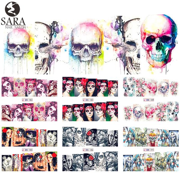 wholesale- sara nail salon 1pcs nail stickers halloween designs skull patterns design lady beauty full tip nails art decals bn181-192, Black
wholesale- sara nail salon 1pcs nail stickers halloween designs skull patterns design lady beauty full tip nails art decals bn181-192, Black