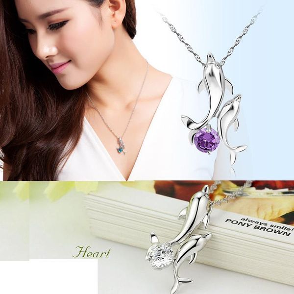 cute silver plated double dolphin rhinestone short chain pendant necklace women fashion jewelry wholesale ing
cute silver plated double dolphin rhinestone short chain pendant necklace women fashion jewelry wholesale ing
