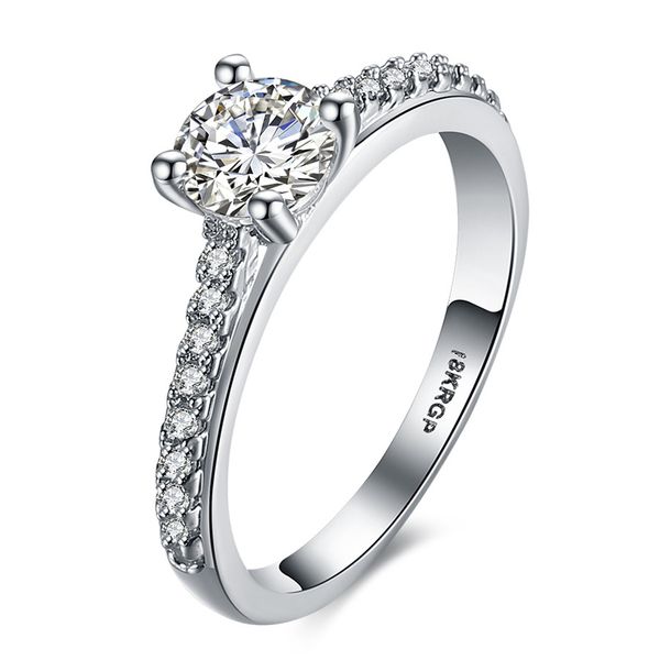 18krgp white gold plated wedding cz diamond jewelry luxury bague trendy bijoux engagement rings for women accessories, Golden;silver
18krgp white gold plated wedding cz diamond jewelry luxury bague trendy bijoux engagement rings for women accessories, Golden;silver