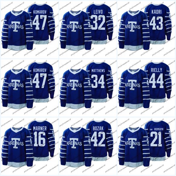 1918-1919 Tronto Arenas 34 Auston Matthews 16 Mitchell Marner 44 Morgan Rielly 43 Nazem Kadri Maple Leafs Hockey Jerseys
1918-1919 Tronto Arenas 34 Auston Matthews 16 Mitchell Marner 44 Morgan Rielly 43 Nazem Kadri Maple Leafs Hockey Jerseys