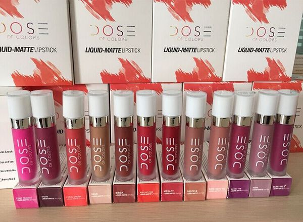 Free Shipping ePacket!12 Pieces/Lot New Dose Of Colors Liquid Matte Lipstick Waterproof Lip Gloss 12 color 666
Free Shipping ePacket!12 Pieces/Lot New Dose Of Colors Liquid Matte Lipstick Waterproof Lip Gloss 12 color 666