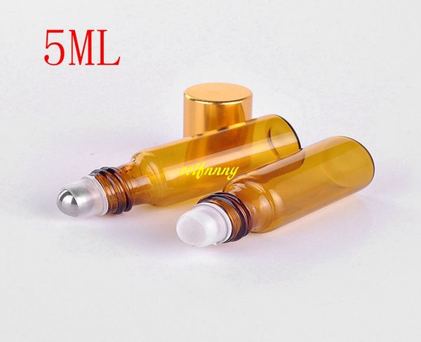 200pcs/lot 5ml roll on glass bottles refillable essential oil roller ball perfume bottle gold & silver cap
200pcs/lot 5ml roll on glass bottles refillable essential oil roller ball perfume bottle gold & silver cap