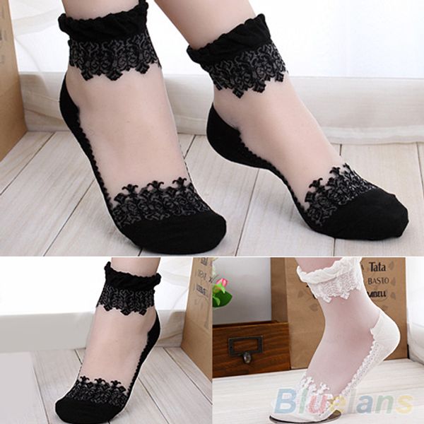 wholesale-1 pair new ultrathin transparent beautiful crystal lace elastic short socks brf9, Black;white
wholesale-1 pair new ultrathin transparent beautiful crystal lace elastic short socks brf9, Black;white