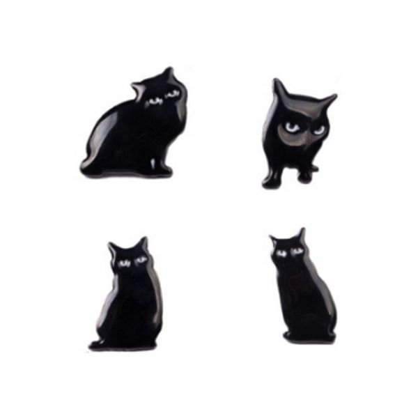 wholesale- new women girl accessories fashion cute cat brooches badge pin collar brooch black cat jewelry gift wholesale cheap, Gray
wholesale- new women girl accessories fashion cute cat brooches badge pin collar brooch black cat jewelry gift wholesale cheap, Gray