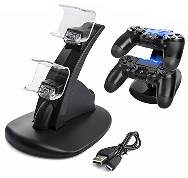 dual usb charging charger docking station stand dual charger led light for sony playstation 4 ps4 ps4 pro ps4 slim wireless controller
dual usb charging charger docking station stand dual charger led light for sony playstation 4 ps4 ps4 pro ps4 slim wireless controller