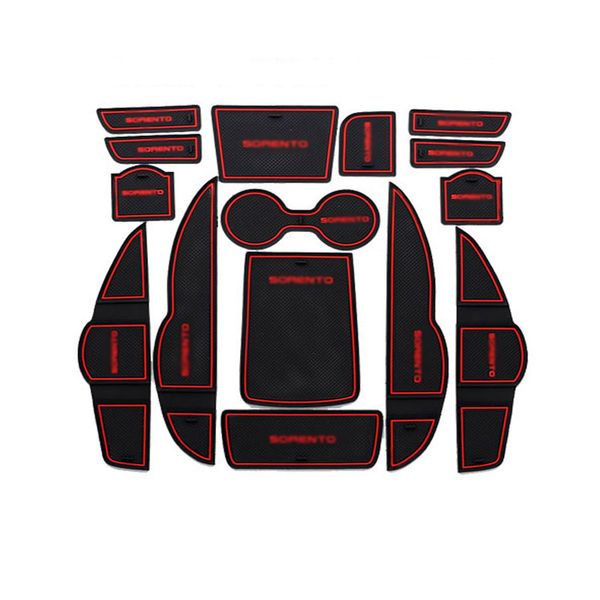 15pcs non-slip rubber interior car door armrest storage panel mat cup holder slot pad cover sticker for kia sorento 2013
15pcs non-slip rubber interior car door armrest storage panel mat cup holder slot pad cover sticker for kia sorento 2013