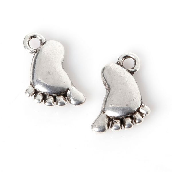 10pcs 10x14mm zinc alloy antique silver foot diy charms pendants jewelry making diy, Bronze;silver
10pcs 10x14mm zinc alloy antique silver foot diy charms pendants jewelry making diy, Bronze;silver