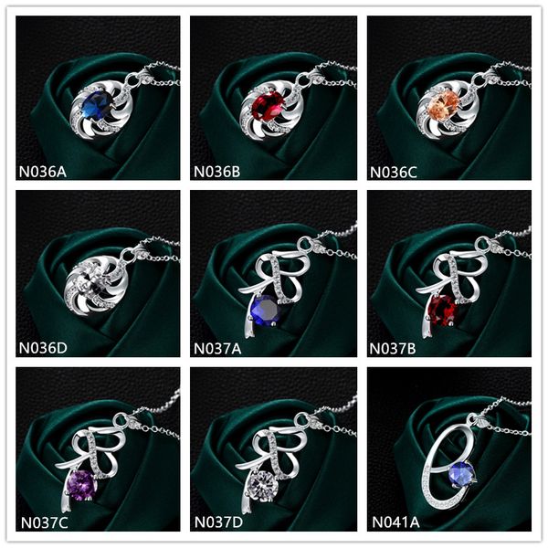 high grade fashion women's gemstone 925 silver necklace pendants 10 pieces mixed style,wholesale sterling silver plated pendant necklac
high grade fashion women's gemstone 925 silver necklace pendants 10 pieces mixed style,wholesale sterling silver plated pendant necklac