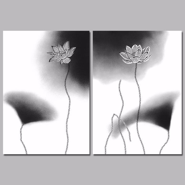 chinese style black and white lotus decoration wall art pictures posters canvas painting for living room home decor unframed
chinese style black and white lotus decoration wall art pictures posters canvas painting for living room home decor unframed