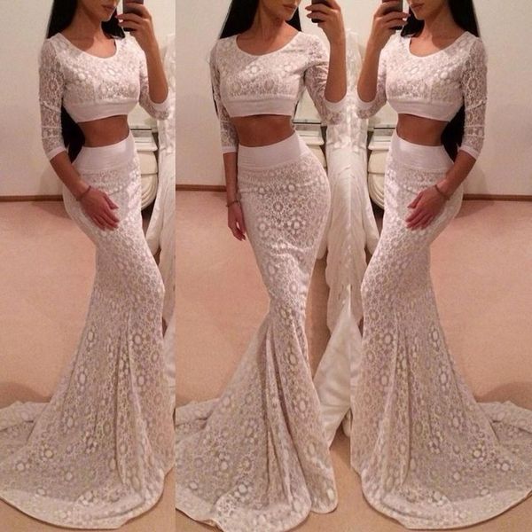 mermaid lace two pieces africa girl vestidos prom dresses long sleeve modern floor legnth dubai rode de soiree party evening dress, Black
mermaid lace two pieces africa girl vestidos prom dresses long sleeve modern floor legnth dubai rode de soiree party evening dress, Black