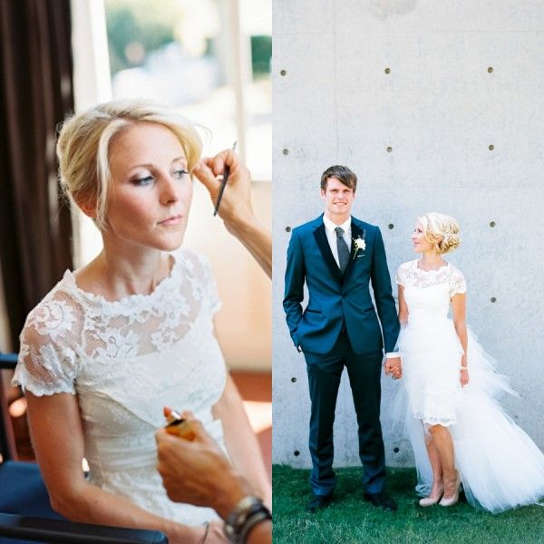 popular short country wedding dress with detachable tulle train sheath lace appliqued bridal gowns sheer bateau neckline capped sleeves, White
popular short country wedding dress with detachable tulle train sheath lace appliqued bridal gowns sheer bateau neckline capped sleeves, White