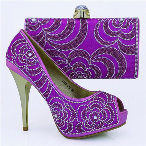 beautiful rhinestone pattern high heel 12cm ladies shoes african pumps match handbag set for party dress 1308-l78 purple, Black
beautiful rhinestone pattern high heel 12cm ladies shoes african pumps match handbag set for party dress 1308-l78 purple, Black