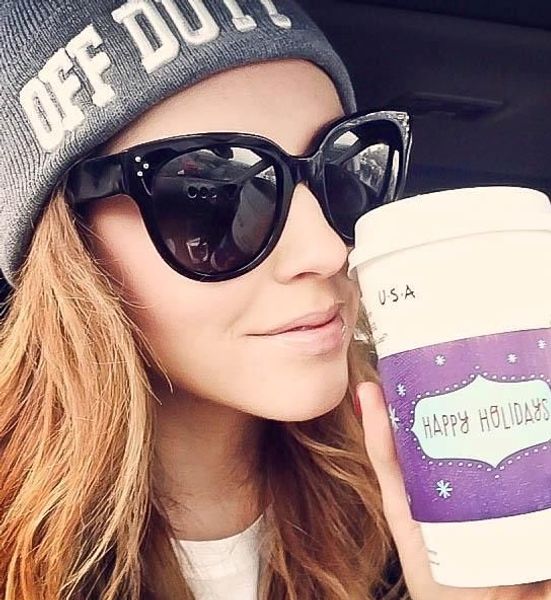 havana cateye sunglasses women's sunglasses classic style black tortoise audrey sunglasses, White;black
havana cateye sunglasses women's sunglasses classic style black tortoise audrey sunglasses, White;black