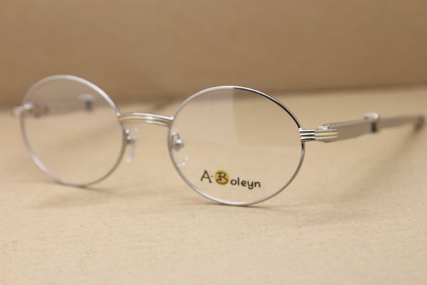 7550178 blue diamond stainless steel eyeglasses men glasses round eyewear frames c decoration gold frame glasses size:57-22-140mm, Silver 
7550178 blue diamond stainless steel eyeglasses men glasses round eyewear frames c decoration gold frame glasses size:57-22-140mm, Silver