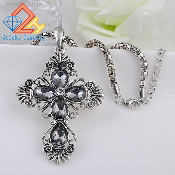 classic fast and furious move necklace pendant dominice toretto cross stainless steel with crystal pendant, Silver
classic fast and furious move necklace pendant dominice toretto cross stainless steel with crystal pendant, Silver