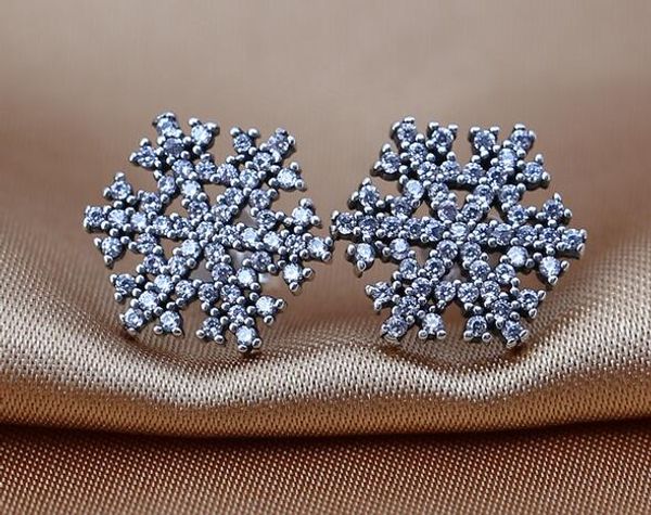 trendy jewelry snowflake silver stud earring clear cz 100% 925 sterling silver earrings for women christmas gift wholesale, Golden;silver
trendy jewelry snowflake silver stud earring clear cz 100% 925 sterling silver earrings for women christmas gift wholesale, Golden;silver