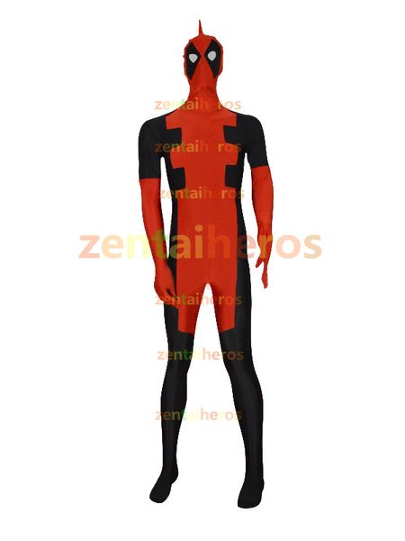 new custom spandex deadpool superhero costume halloween party cosplay zentai suit, Black;red
new custom spandex deadpool superhero costume halloween party cosplay zentai suit, Black;red