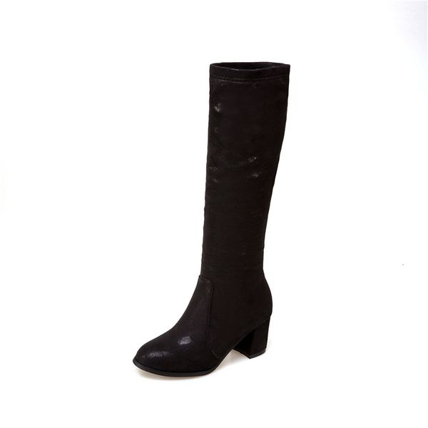new arrive women boots fashion flock ladies boots simple autumn winter knee high boots big size 34-43, Black
new arrive women boots fashion flock ladies boots simple autumn winter knee high boots big size 34-43, Black