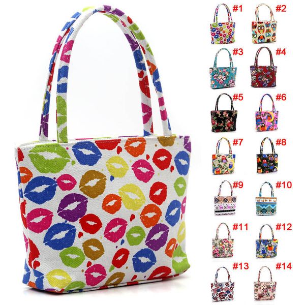wholesale- fashion girl lovely canvas handbag women daily single shoulder handbag female canvas beach bag printed bags lby2017
wholesale- fashion girl lovely canvas handbag women daily single shoulder handbag female canvas beach bag printed bags lby2017
