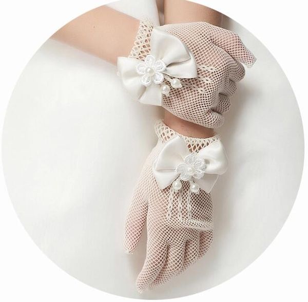 lace flower girl gloves child gloves with pearls bow cute sheer kids gloves full finger children wedding bridal gloves, White
lace flower girl gloves child gloves with pearls bow cute sheer kids gloves full finger children wedding bridal gloves, White
