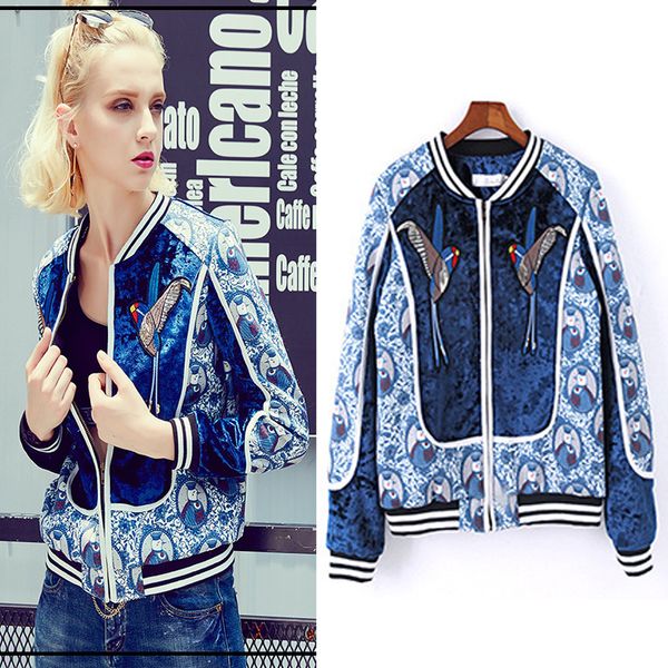 original tide brand ladies 2017 autumn and winter embroidery jacket autumn short jacket female baseball clothing, Black;brown
original tide brand ladies 2017 autumn and winter embroidery jacket autumn short jacket female baseball clothing, Black;brown
