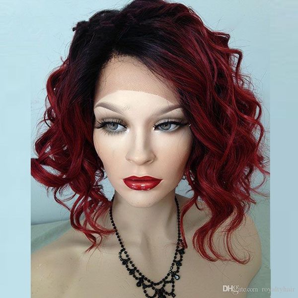 bob style curly ombre 99j lace front wig short bob glueless lace front human hair wig burgundy full lace wig for black women, Black;brown
bob style curly ombre 99j lace front wig short bob glueless lace front human hair wig burgundy full lace wig for black women, Black;brown