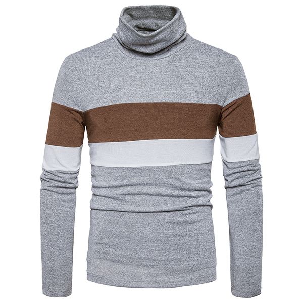 brand clothing 2017 autumn new slim high collar men sweater striped hedge british men's bottom shirt hit color long sleeve, White;black
brand clothing 2017 autumn new slim high collar men sweater striped hedge british men's bottom shirt hit color long sleeve, White;black
