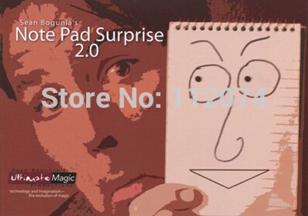 

wholesale- note pad surprise 2.0 - magic tricks,props,close up,accessories,gimmick,funny,illusion,prop wholesale