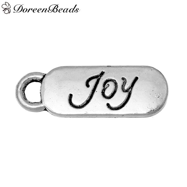 zinc metal alloy charms rectangle antique silver message " joy " carved 20mm( 6/8") x 7mm( 2/8"), 100 pcs 2016 new jewel, Bronze;silver
zinc metal alloy charms rectangle antique silver message " joy " carved 20mm( 6/8") x 7mm( 2/8"), 100 pcs 2016 new jewel, Bronze;silver