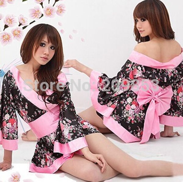 wholesale- robe nightwear nightdress lingerie japanese cherry blossom kimono improved taste home furnishing clothing, Black;red
wholesale- robe nightwear nightdress lingerie japanese cherry blossom kimono improved taste home furnishing clothing, Black;red