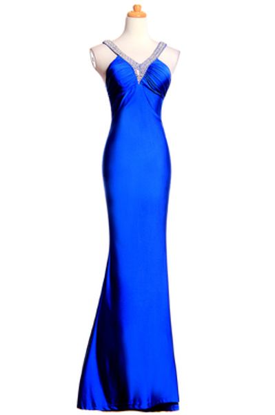 beaded elastic satin long evening dresses 2018 hollow out evening gowns floor length real p, Black;red
beaded elastic satin long evening dresses 2018 hollow out evening gowns floor length real p, Black;red