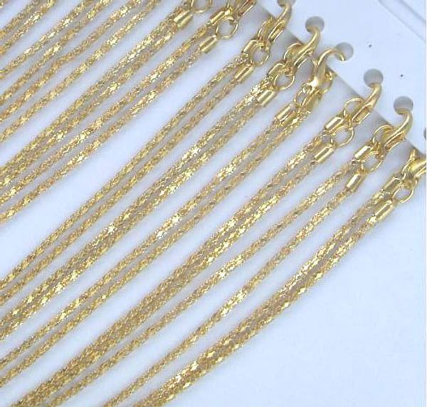 10pcs/lot gold plated necklace chains accessories for diy craft jewelry gift 16inch go2, Silver
10pcs/lot gold plated necklace chains accessories for diy craft jewelry gift 16inch go2, Silver