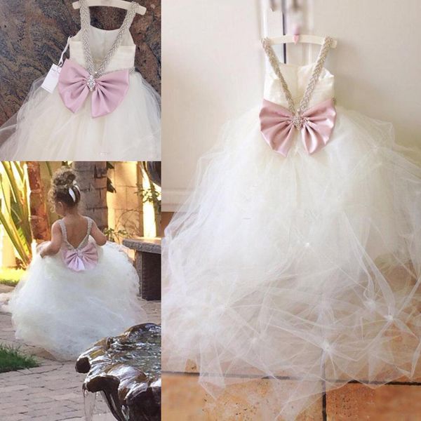 lovely flower girls dresses for weddings beads square back bow backless girls birthday prom dress tulle sweep train girls pageant dress, White;blue
lovely flower girls dresses for weddings beads square back bow backless girls birthday prom dress tulle sweep train girls pageant dress, White;blue