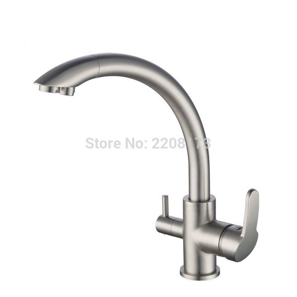 wholesale- wholesale solid brass brushed nickel kitchen faucet osmosis reverse tri flow filtered sink mixer 3 way kitchen tap
wholesale- wholesale solid brass brushed nickel kitchen faucet osmosis reverse tri flow filtered sink mixer 3 way kitchen tap