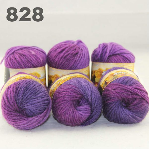 6balls colorful hand-knitted wool segment dyed coarse yarn fancy knitting hats scarves thick line purple plum lilac 522828, Black;white
6balls colorful hand-knitted wool segment dyed coarse yarn fancy knitting hats scarves thick line purple plum lilac 522828, Black;white