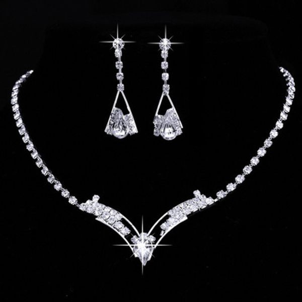 2016 fashion silver plated crystal wedding bridal bridesmaid jewelry sets alloy necklace earrings jewelrys for women
2016 fashion silver plated crystal wedding bridal bridesmaid jewelry sets alloy necklace earrings jewelrys for women