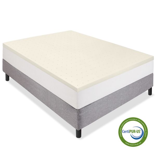 Best Choice Products 2" Ventilated Memory Foam Mattress Topper King
Best Choice Products 2" Ventilated Memory Foam Mattress Topper King