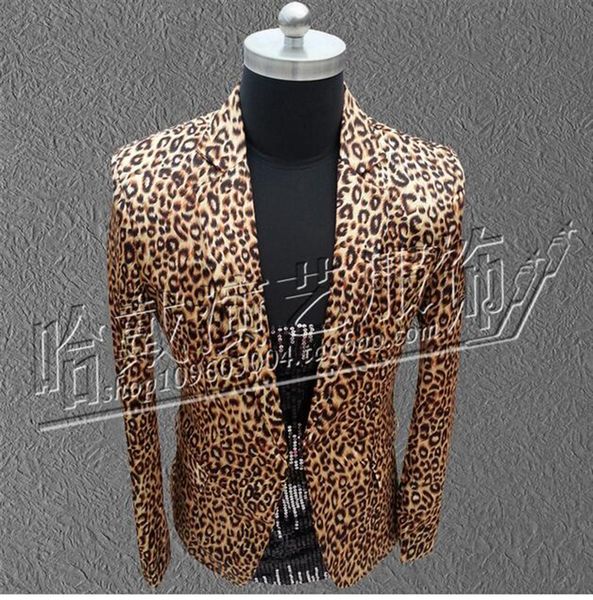 men's fashion new han edition character costumes nightclub singer star stage performance clothing leopard jackets 676 / s - 5 xl, Black;red
men's fashion new han edition character costumes nightclub singer star stage performance clothing leopard jackets 676 / s - 5 xl, Black;red