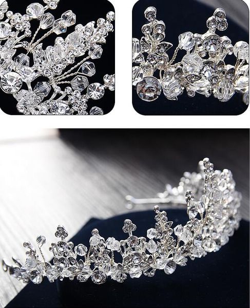 shiny new bead wedding crowns rhinestone headpieces for bridal fashion hair jewelry in stock, Silver
shiny new bead wedding crowns rhinestone headpieces for bridal fashion hair jewelry in stock, Silver