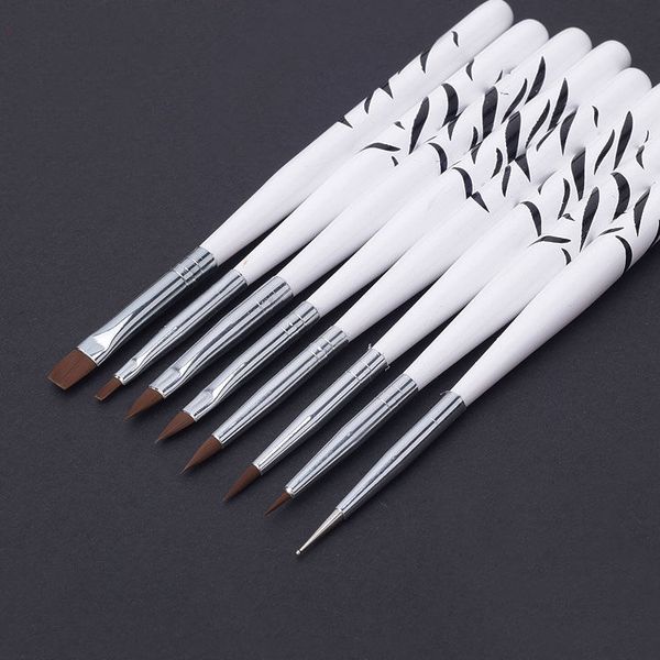 8pcs nail art design brush dotting painting pen acrylic drawing liner tools set #r48, Yellow
8pcs nail art design brush dotting painting pen acrylic drawing liner tools set #r48, Yellow
