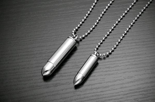 Hot 2016 3pcs Wholesale Fashion New Pure Titanium Steel Men Women Silver no Gold Steel Manly Bullet Pendant Necklace Charm Jewelry Gift
Hot 2016 3pcs Wholesale Fashion New Pure Titanium Steel Men Women Silver no Gold Steel Manly Bullet Pendant Necklace Charm Jewelry Gift