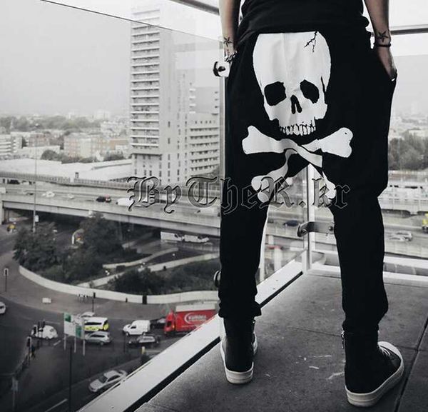 men's clothing fashion skull print loose trousers mens joggers pantalones hombre hip hop dance harem drop crotch pants men, Black
men's clothing fashion skull print loose trousers mens joggers pantalones hombre hip hop dance harem drop crotch pants men, Black