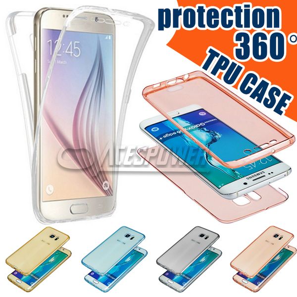 

Для Iphone 11 Pro MAX Case 360 ​​градусов Полного тела случаев Front Back TPU для Samsung Note 10 Plus Прозрачного Clear Skin Cover