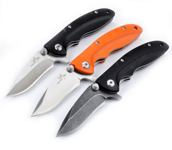 2016 SHOOTEY Flip Folding Knives 5CR15 Steel 56HRC Pocket EDC Folding Blade G10 Handle Camping Survival Knife Hunting Knife F834E
2016 SHOOTEY Flip Folding Knives 5CR15 Steel 56HRC Pocket EDC Folding Blade G10 Handle Camping Survival Knife Hunting Knife F834E