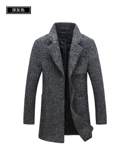 2016 new fasshion long trench coat men winter mens overcoat 40% wool thick trench coat male jacket, Tan;black
2016 new fasshion long trench coat men winter mens overcoat 40% wool thick trench coat male jacket, Tan;black