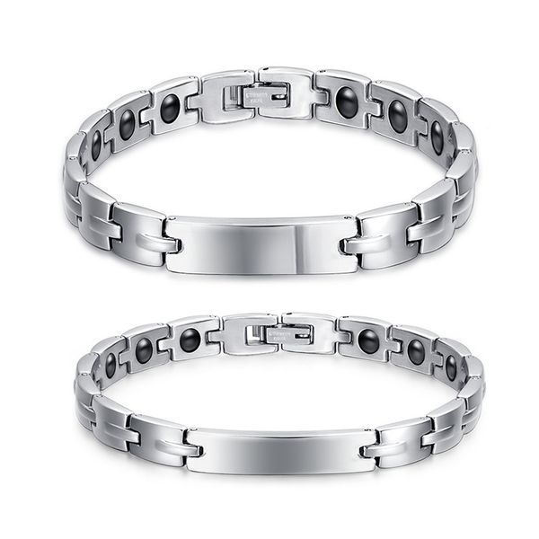 fashion classic stainless steel refined bracelet ladies energy magnetic stone health therapy care bangle christmas gift for lovers b832s, Black
fashion classic stainless steel refined bracelet ladies energy magnetic stone health therapy care bangle christmas gift for lovers b832s, Black