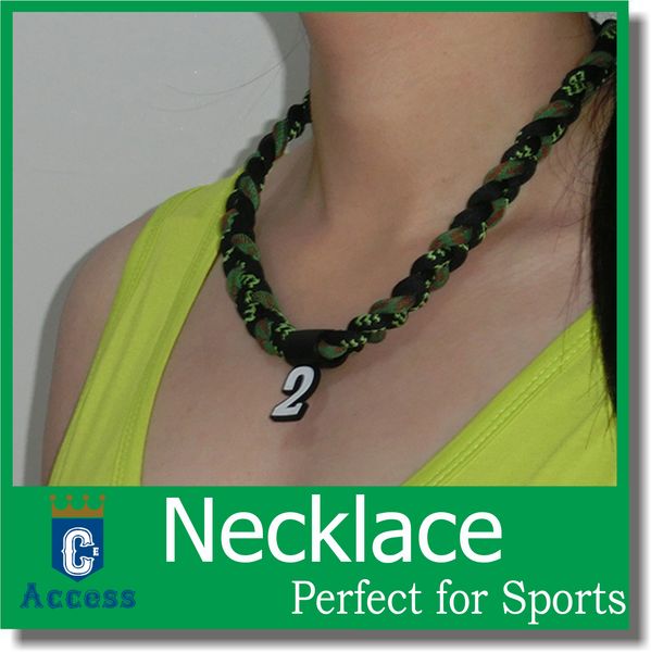 football sports fundraising necklaces fundraisers titanium tornado 3 ropes necklace, Golden;silver
football sports fundraising necklaces fundraisers titanium tornado 3 ropes necklace, Golden;silver