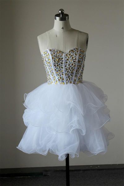 Real Photo Sexy Short Prom Dresses 2019 Colorful Crystals Beading A Line Mini Tulle Ruffles Party Dress Girls Graduation Gowns Custom Made
Real Photo Sexy Short Prom Dresses 2019 Colorful Crystals Beading A Line Mini Tulle Ruffles Party Dress Girls Graduation Gowns Custom Made