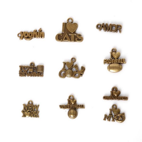 wholesale 78pcs/lot mixed tibetan zinc alloy charms antique bronze plated pendants for diy jewelry findings jewelry making di, Bronze;silver
wholesale 78pcs/lot mixed tibetan zinc alloy charms antique bronze plated pendants for diy jewelry findings jewelry making di, Bronze;silver